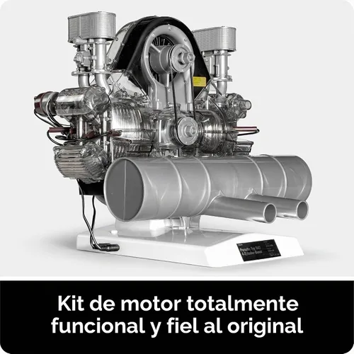 Vista 2 de Franzis Porsche Carrera Racing Motor Modelo Kit con Libro de Coleccionista