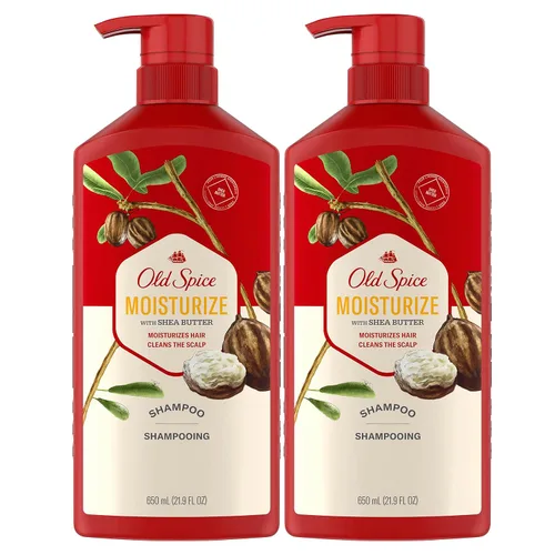 Vista 12 de Old Spice Champú de Árbol de Té para Hombre, Cabello Más Sano, Más Lleno, Más Hidratado, 21.9 Fl Oz Cada Uno, Pack de Dos