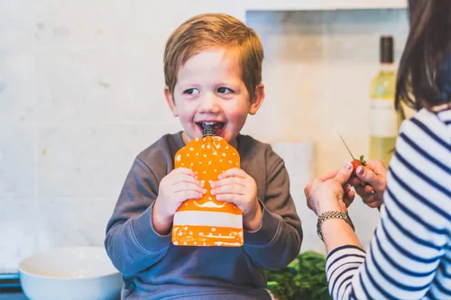 Vista 8 de Simple Modern Bolsas reutilizables para alimentos de bebé para niños pequeños Plástico libre de BPA, apto para alimentos, apto para congelador