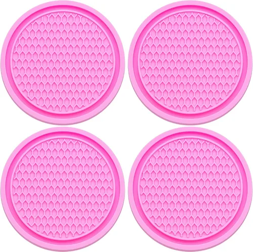 Vista 24 de 2 piezas posavasos para portavasos de automóvil, posavasos universales antideslizantes para portavasos de automóvil, 2.75 pulgadas posavasos