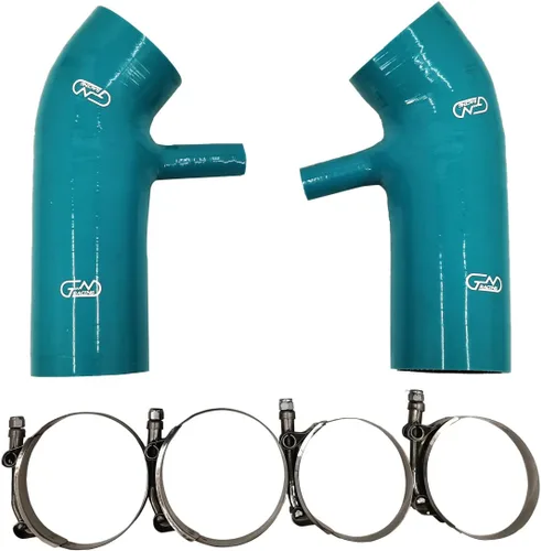 Vista 8 de Kit de manguera de entrada de aire de silicona compatible con Nissan 370z Infiniti G37 2009-2014 (negro)
