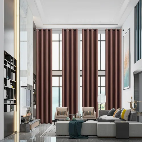 Vista 20 de Qiseca Cortinas extralargas de 132 pulgadas de largo para sala de estar, cortinas de techo de 11 pies, ventanas altas hechas a medida de 2 pisos