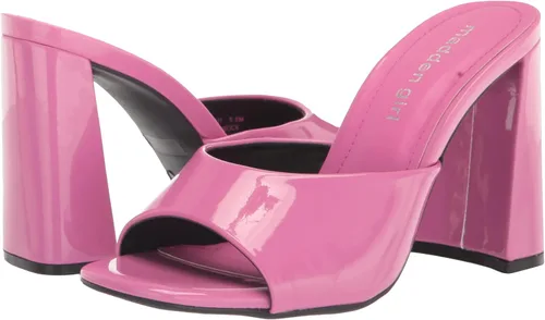 Vista 7 de Madden Girl Sandalia de tacón Genius para mujer, Charol fucsia