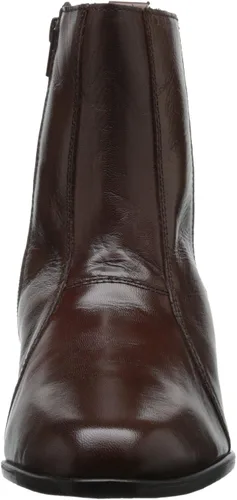 Vista 2 de Stacy Adams Santos - Botas con cremallera lateral para hombre, cuero negro