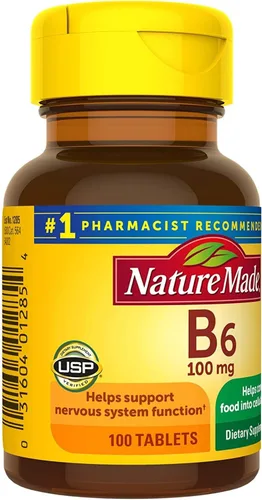 Vista 2 de Nature Made Vitamina B-6 100 mg comprimidos 100 ea (paquete de 4)