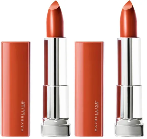 Vista 17 de Maybelline New York Color Sensational Lápiz labial en polvo mate, Cruel Ruby, 0.15 onzas, Envase de 1