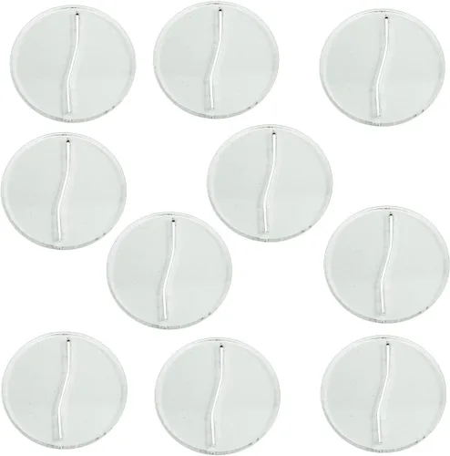Vista 6 de LITKO Mini bases de papel redondas de 0.787 in Compatible con D&D Negro
