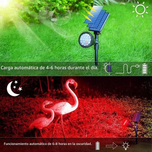 Vista 8 de Luces solares de Halloween al aire libre ideal decoración de Navidad para RGB Color-4P