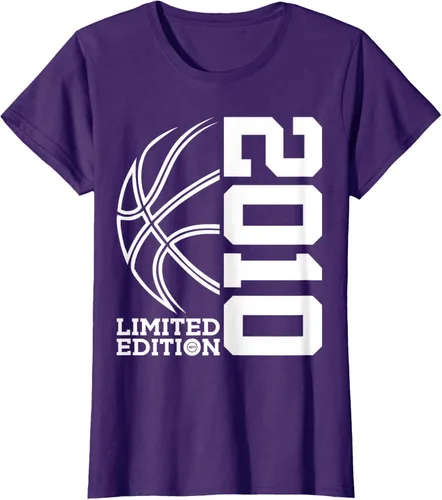 Vista 8 de Camiseta de baloncesto de 13 cumpleaños edición limitada 2010, Negro