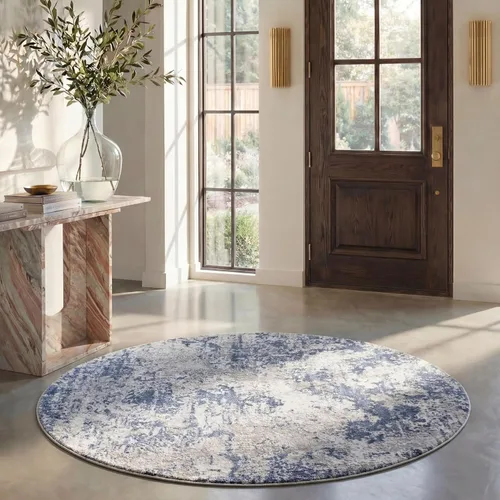 Vista 54 de SAFAVIEH Amelia Collection ALA705H - Alfombra de área de 2 pies 2 pulgadas x 4 pies, carbón y marfil, diseño abstracto moderno, no desprende pelusa