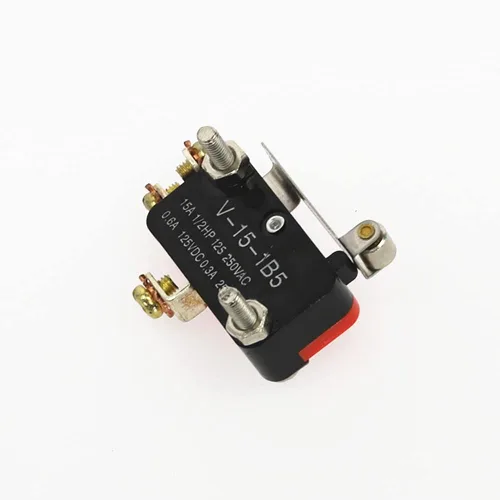 Vista 2 de 100 unids V-15-1B5 Interruptor táctil Snap Roller Bisagra Palanca SPDT Momentario Micro Limit Switch 1NO1NC 10A250V