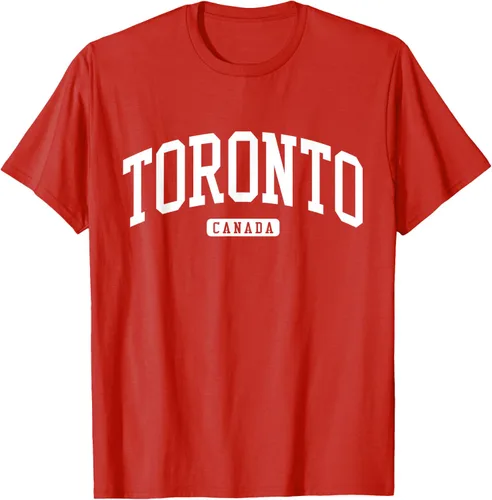 Vista 97 de Camiseta estilo universitario de Toronto Canada, Negro