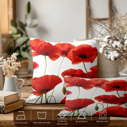 Vista 341 de Batmerry Autumn Pumpkin Templeton Throw Pillow Covers, Green Leaves Paths Forests Decorative Pillow Covers Digital Printing Blended for Couch Sofa