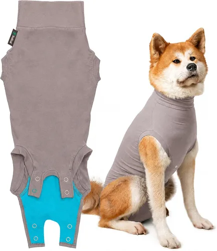 Vista 32 de Traje de recuperación Suitical para perros, de color negro, XXXS, Negro