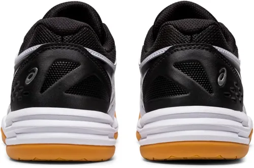Vista 5 de ASICS Upcourt - Zapatos de voleibol escolares de 4 grados para niños, BlancoNegro