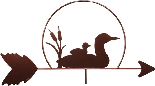 Vista 4 de SWEN Products Veleta Loon Bird (montaje ajustable incluido)
