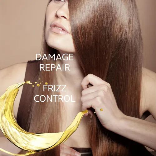 Vista 2 de KERAZON Aceite de argán para el cabello con queratina que suaviza el tratamiento de reparación de daños secos, fórmula premium, protección