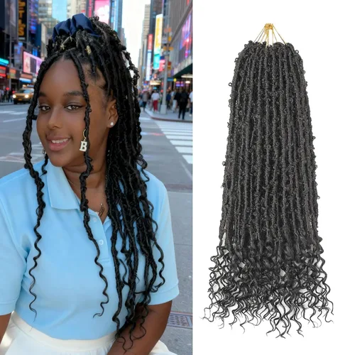 Vista 57 de Superlight Butterfly Locs - Cabello de ganchillo de 12 pulgadas, 6 paquetes