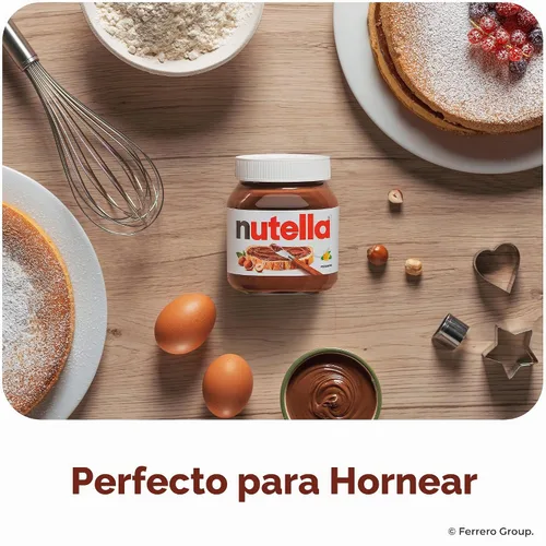 Vista 5 de Nutella Mini frascos para untar de avellana, 64 mini tarros, suministros para hornear, ideales para restaurantes y panaderías, 56.32 onzas en total