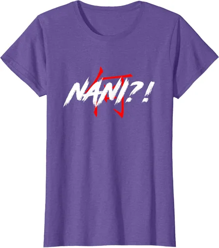 Vista 25 de Nani Meme Anime Japanese Camiseta, Negro, S
