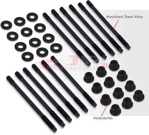 Vista 3 de AJP Distributors JDM - Kit de tuerca de tornillo de culata de 12 piezas compatible/repuesto para Impreza WRX STI Baja Legacy Forester Outback EJ20