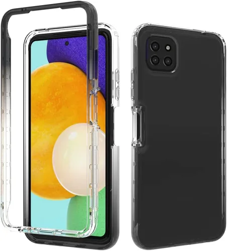Vista 8 de Pzwoxukhov Funda para Xiaomi Poco M3 M2010J19CG M2010J19CI Caso, alta transparencia, color degradado, funda de absorción de impactos anticaída