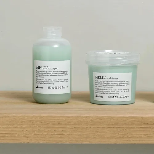 Vista 3 de Davines Champú MELU, limpieza antirotura para cabello largo o dañado