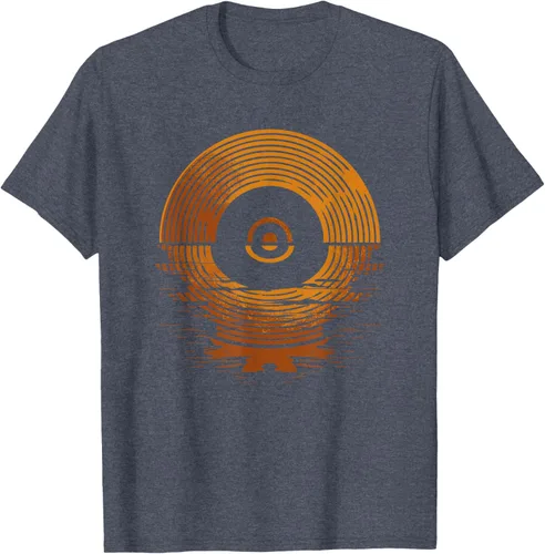 Vista 72 de Vinyl LP Records - Camiseta de vinilo Sunset Negro