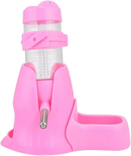 Vista 9 de Guardians Botella de agua de hámster, botella automática para beber Little Pet con base de contenedor de alimentos, choza, botellas de alimentación