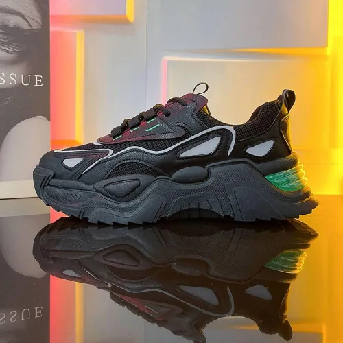 Vista 2 de YYSPR Zapatos deportivos de moda con cordones para mujer, ligeros, para caminar y correr