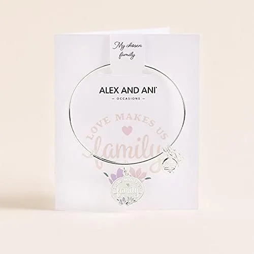 Vista 3 de Alex and Ani Celebrate Family - Pulsera de alambre extensible