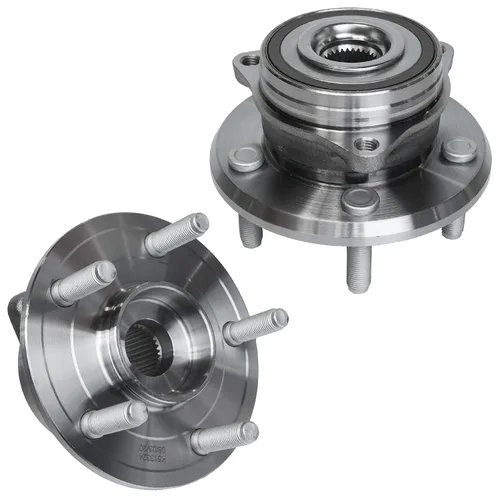 Vista 69 de Detroit Axle - 2.2L Bujes de rodamiento de rueda delanteros de 2 piezas para Honda Accord 90-97, 97 Acura CL, 2 rodamientos de ruedas y conjunto