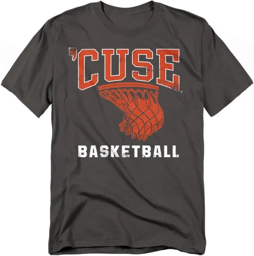 Vista 9 de Syracuse University Camiseta unisex para adultos con aro de baloncesto