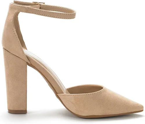 Vista 2 de Dream Pairs Coco - Zapatos de tacón alto puntiagudos, para mujer