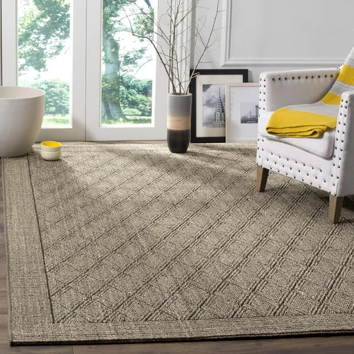 Vista 18 de SAFAVIEH Palm Beach Collection - Alfombra decorativa de 2 x 3 pies, diseño de ceniza, sisal y yute, ideal para zonas de alto tráfico en entrada