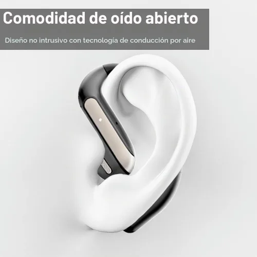 Vista 7 de Auriculares inalámbricos Bluetooth, auriculares con ganchos para los oídos V5.4, auriculares intraurales con conexión estable, graves profundos