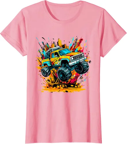 Vista 17 de Monster Trucks Are My Jam - Camiseta Monster Truck, Negro