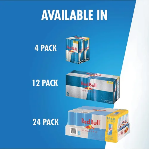 Vista 8 de Red Bull Bebida energética, sin azúcar, 12 fl oz