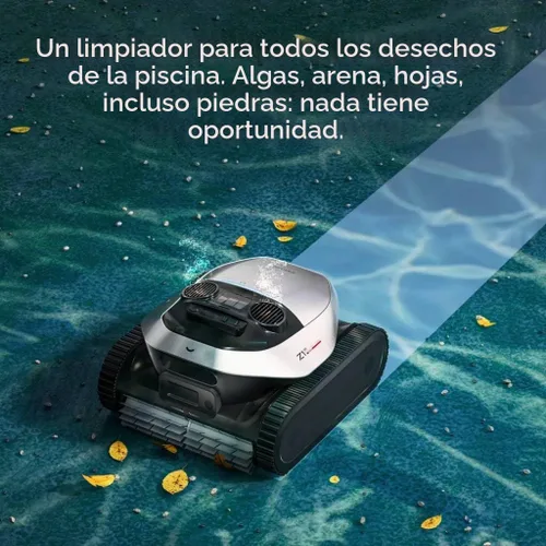 Vista 6 de DREAME Z1 Pro - Limpiador robótico inalámbrico para piscinas con kit de limpieza, control remoto LiFi, succión de 8000 GPH, limpieza horizontal