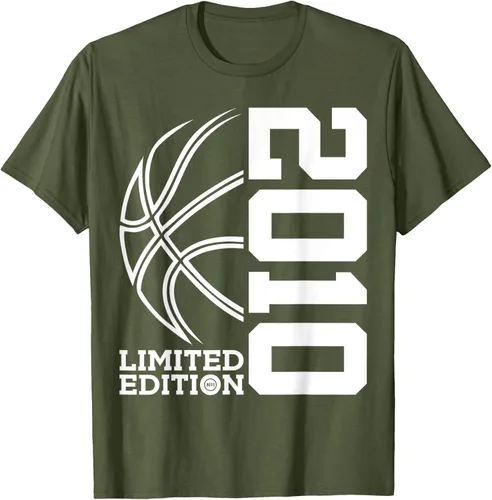 Vista 86 de Camiseta de baloncesto de 13 cumpleaños edición limitada 2010, Negro
