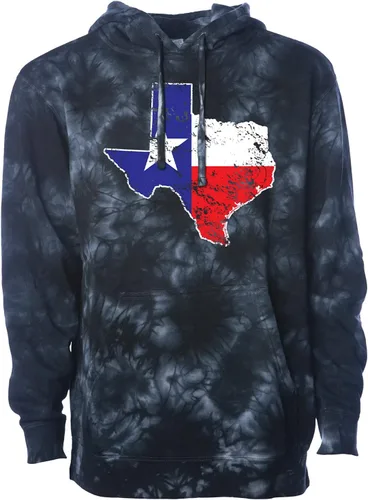 Vista 10 de Tcombo Texas State Flag Map - Sudadera unisex con capucha