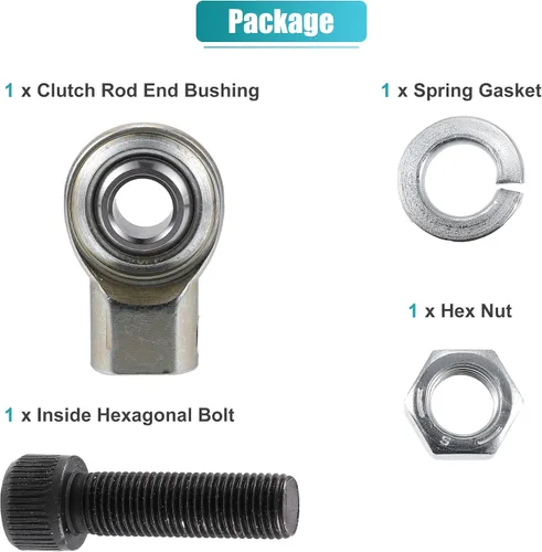 Vista 7 de X AUTOHAUX Kit de repuesto de varilla de embrague para Ford F150 F250 F350 F450 F550 1987-1998 1999-2010 Bronco Kit de reparación de bujes