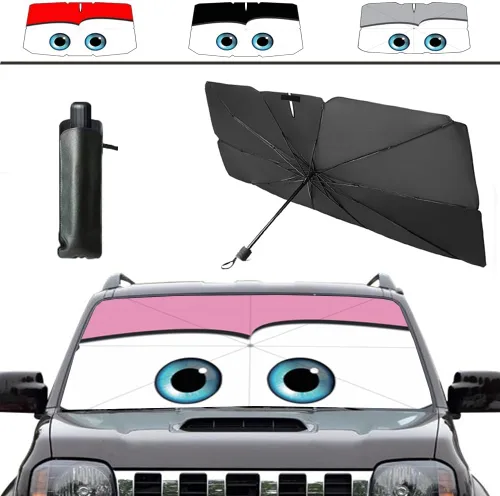Vista 39 de Parasol plegable para parabrisas de auto para ventana delantera Sombrilla para parabrisas de auto Visor solar para parabrisas 2025 Accesorios