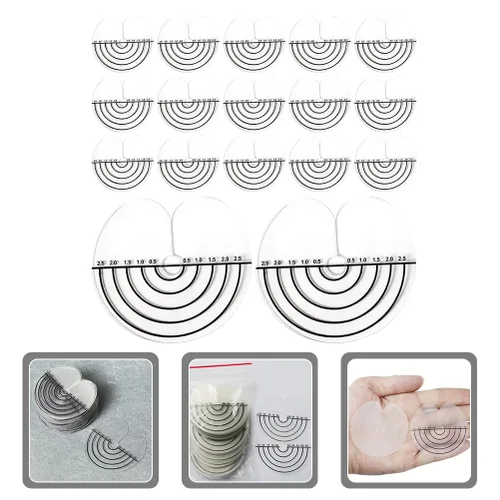 Vista 7 de Cabilock Protectores de protección térmica para extensiones de cabello, 50 unidades, almohadillas de extensión de cabello, protector de cuero