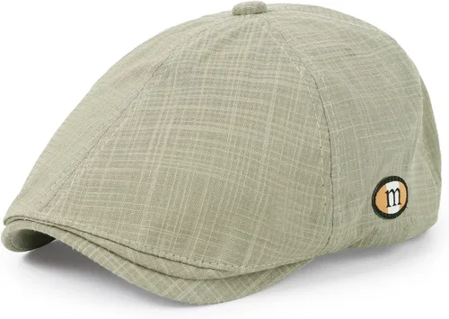 Vista 16 de Sombrero Newsboy de Qlauca para Hombre de Algodón 6 Paneles
