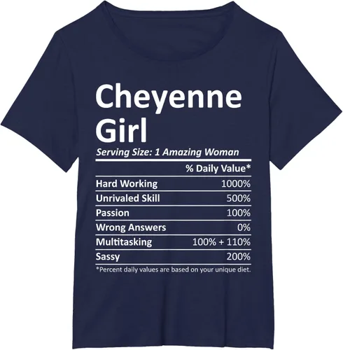 Vista 12 de CHEYENNE GIRL WY WYOMING - Camiseta divertida de regalo de City Home Roots USA, Negro, S