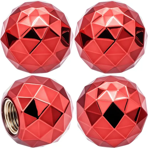 Vista 40 de 4 piezas de tapas de válvula de neumático estilo Cobra, forma de cabeza de serpiente, tapas universales de válvula de neumático con núcleo de cobre