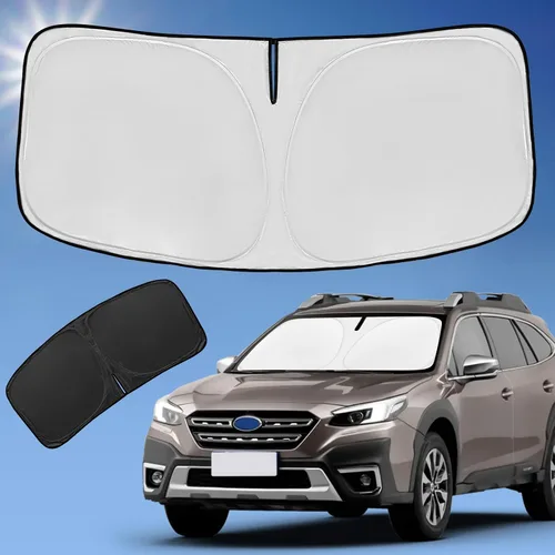 Vista 50 de Parasol de 4 capas para parabrisas, ajuste personalizado, tela 240T