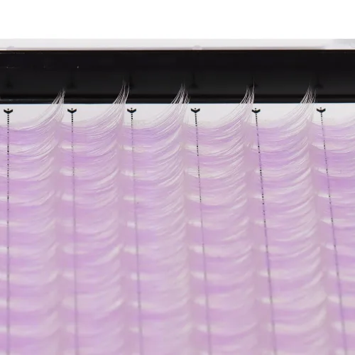 Vista 33 de Pestañas postizas de tallo ancho con varias pestañas falsas de colores D Curl de 10 a 20 mm para elegir, pestañas postizas profesionales