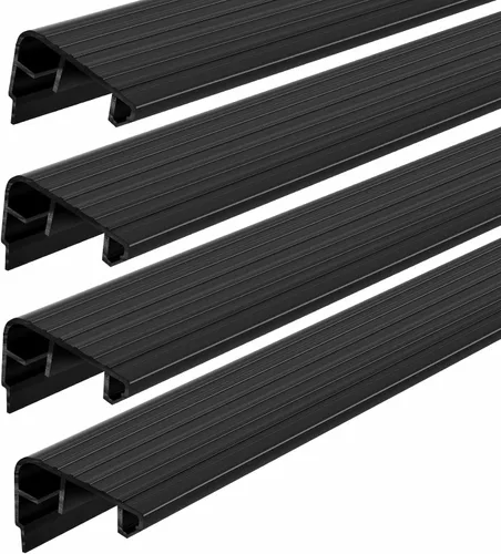 Vista 14 de 4 Pcs 36" L Fixed Vinyl Sill Threshold Cap 1-3/8 Inches High, Dark Brown Marrón oscuro
